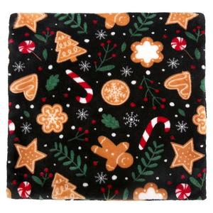 Obliečka na vankúš Christmas 40x40 cm čierna vyobraziť