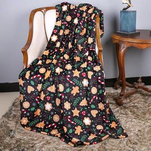 Deka Christmas 130x170 cm čierna vyobraziť