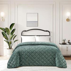 Prikrývka na posteľ Oliwia RQ-089 220x250 cm zelená vyobraziť