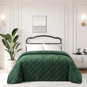 Prikrývka na posteľ Ela RQ-110 170x220 cm zelená vyobraziť