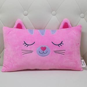 Vankúš Mačka podlhovastý 30x40 cm ružový vyobraziť