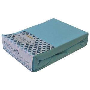 Plachta na posteľ Jersey 90x200 svetlomodrá 026 vyobraziť