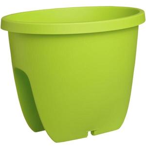 Truhlík Balconia na zábradlie plast zelený 30 cm vyobraziť