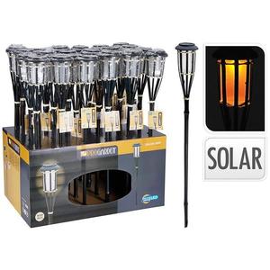 Bambusová solárna lampa čierna 65CM vyobraziť