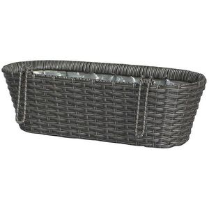 Balkónový kvetináč ratan 9111 15x19x50 cm vyobraziť