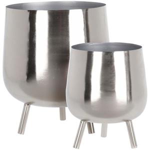 Sada 2 kovových kvetináčov vyobraziť