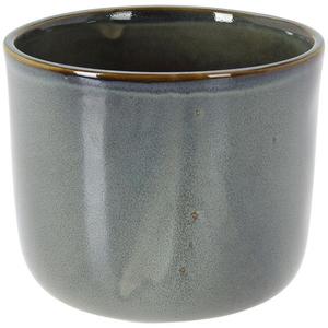 Zelený porcelánový kvetináč vyobraziť