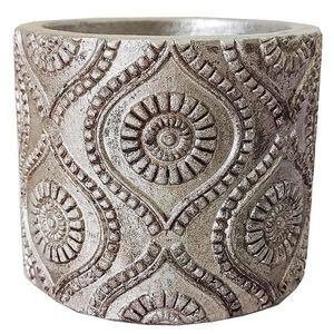 Kvetináč YS46213S strieborný vyobraziť