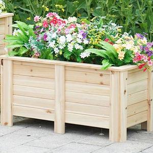 Drevený vyvýšený záhon, kvetináč SJT804040-1 80x40x40 cm vyobraziť