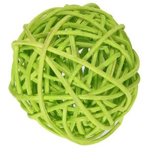 Guľa na aranžovanie ratanová svetlozelená 6 cm vyobraziť