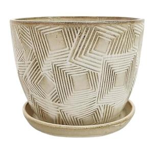 Kvetináč R991-5.5SC-HZY 14x14x11, 5 cm béžová vyobraziť