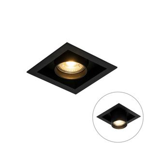 Moderné zapustené bodové svetlo čierne nastaviteľné - Roof vyobraziť