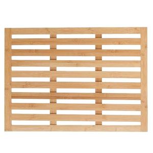 Bambusová koupelnová rohožka Berlio 45×62 cm hnědá vyobraziť