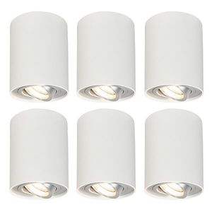 Sada 6 bodových svetiel bielych otočných a sklápateľných - Rondoo 1 Up vyobraziť