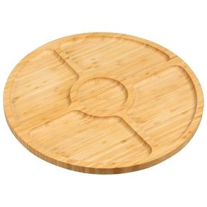 Bambusový servírovací talíř LISIE 35 cm hnědý vyobraziť