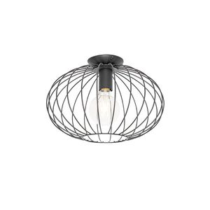Priemyselné stropné svietidlo čierne - Margarita vyobraziť