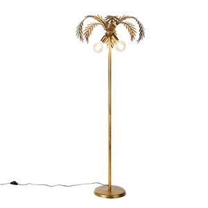 Vintage stojaca lampa zlatá 156 cm 2-svetlo - Botanica vyobraziť