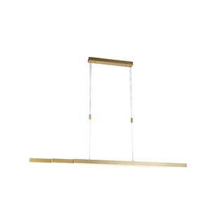 Nastaviteľné závesné svietidlo mosadzné stmievateľné na teplé vrátane LED - Juliet vyobraziť