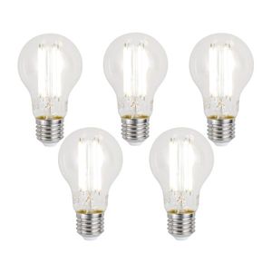 Sada 5 ks Inteligentné stmievateľné LED žiarovky E27 A60 číre 7W 806lm 2700-6500K vyobraziť