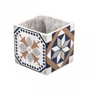 Betonový květináč Azulejos 11 cm vyobraziť