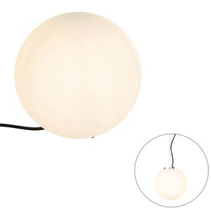 Moderná vonkajšia lampa biela 25 cm IP65 - Nura vyobraziť
