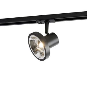 Moderné 1-fázové koľajnicové bodové svetlo čierne AR111 - Jeany vyobraziť