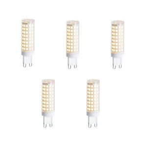 Sada 5 stmievateľných LED žiaroviek G9 5, 5 W 500 lm 2700 K vyobraziť