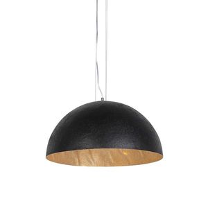 Priemyselné závesné svietidlo čierne so zlatom 50 cm - Magna vyobraziť
