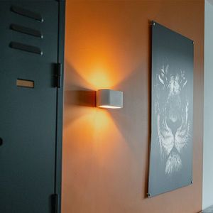 Moderná nástenná lampa biela plochá - Gipsy Arles vyobraziť