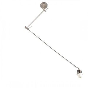 Oceľové závesné svietidlo bez tienidla nastaviteľné - Blitz vyobraziť