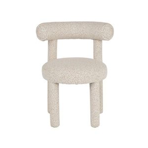 Designová čalouněná jídelní židle Leith krémová/barevná vyobraziť