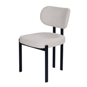 Designová jídelní židle Flare béžová/černá vyobraziť