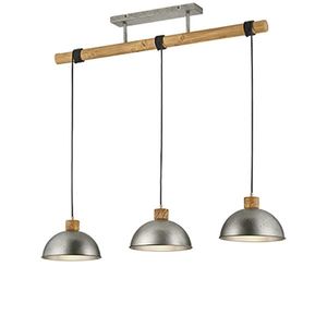 Priemyselné závesné svietidlo oceľ 3-svetlo - Arti vyobraziť