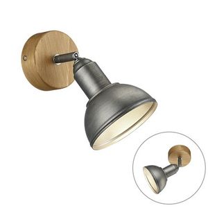 Priemyselná nástenná lampa oceľ - Arti vyobraziť