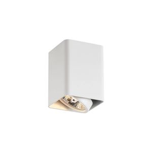 Dizajnový prisadený reflektor biely GU10 70 mm otočný a naklápací - Vox vyobraziť