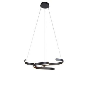 Dizajnová závesná lampa sivá vrátane LED 3-stupňového stmievania - Frank vyobraziť