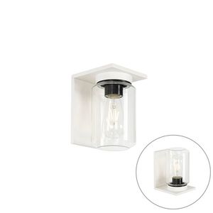 Moderná nástenná lampa biela IP54 - Marshall vyobraziť