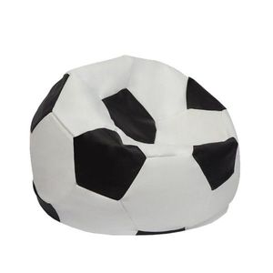 Dětský sedací vak Football černo-bílý vyobraziť
