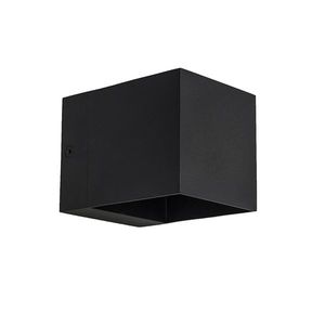 Moderná sada 4 nástenných svietidiel čiernych - Transfer vyobraziť