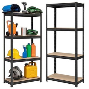 Dílenský regál IRONHOLD 174x80 cm černý vyobraziť