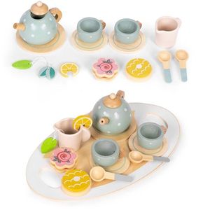 Dřevěná čajová souprava pro děti TEATIME vícebarevná vyobraziť