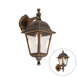 Vonkajšia nástenná lampa starožitné zlato IP44 - Capital vyobraziť