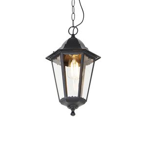 Klasické vonkajšie závesné svietidlo čierne IP44 - Havana Up vyobraziť