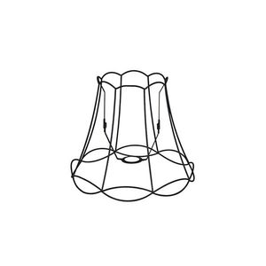 Kovový tienidlo čierny 35/29 - Granny Frame vyobraziť