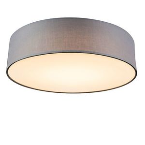 Stropné svietidlo sivé 40 cm vrátane LED - Drum LED vyobraziť