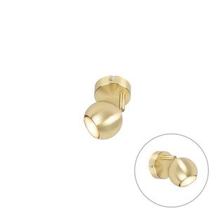 Retro okrúhle bodové svetlo mosadzné - Gissi vyobraziť