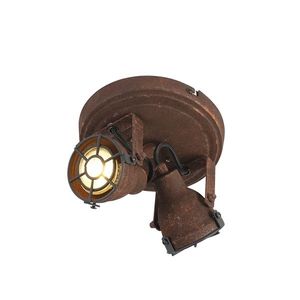 Priemyselný reflektor hrdzavý 2-žiarovkový - Sorra vyobraziť