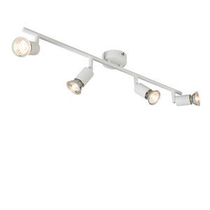 Moderné bodové svetlo biele naklápateľné 4-svetlo - Jeany vyobraziť