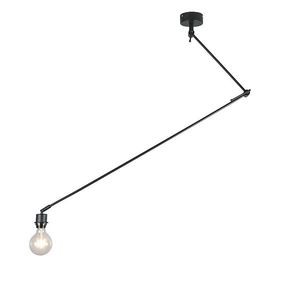 Moderné závesné svietidlo čierne bez tienidla - Blitz vyobraziť