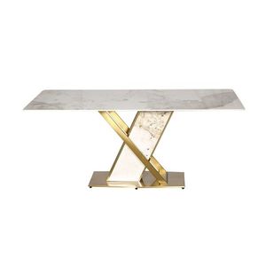 Jídelní stůl Modig 180 cm mramor/zlatý vyobraziť